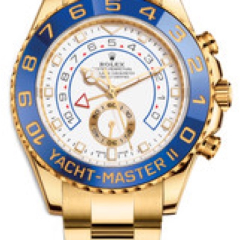 Rolex Yacht-Master II Gold and Blue Watch